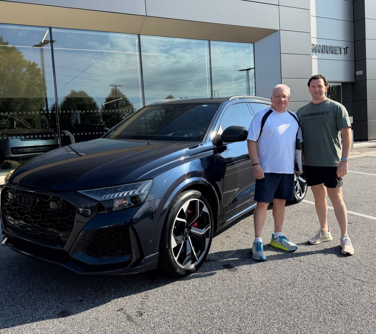 Audi RS Q8 delivery