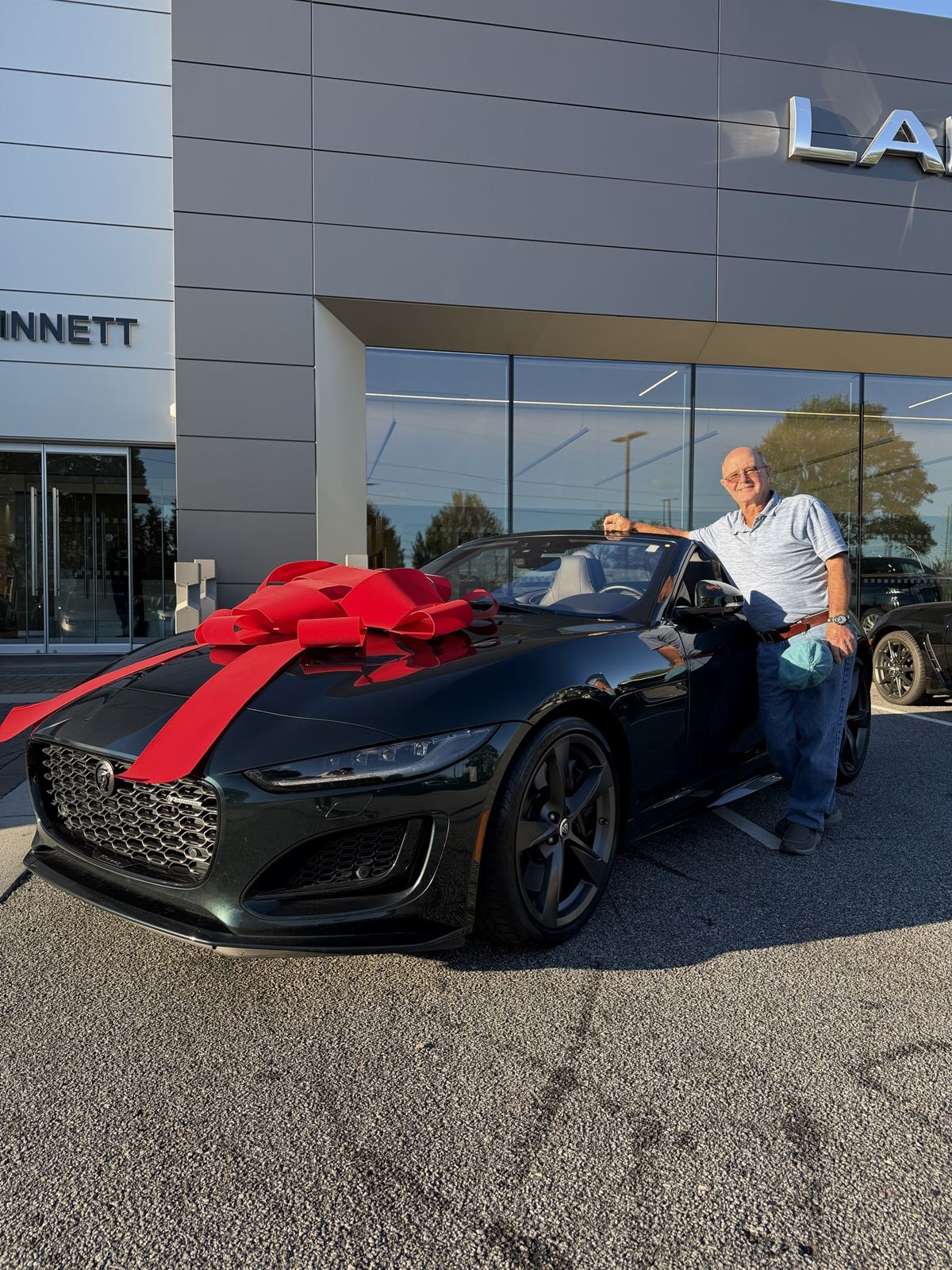 Jaguar F-Type delivery